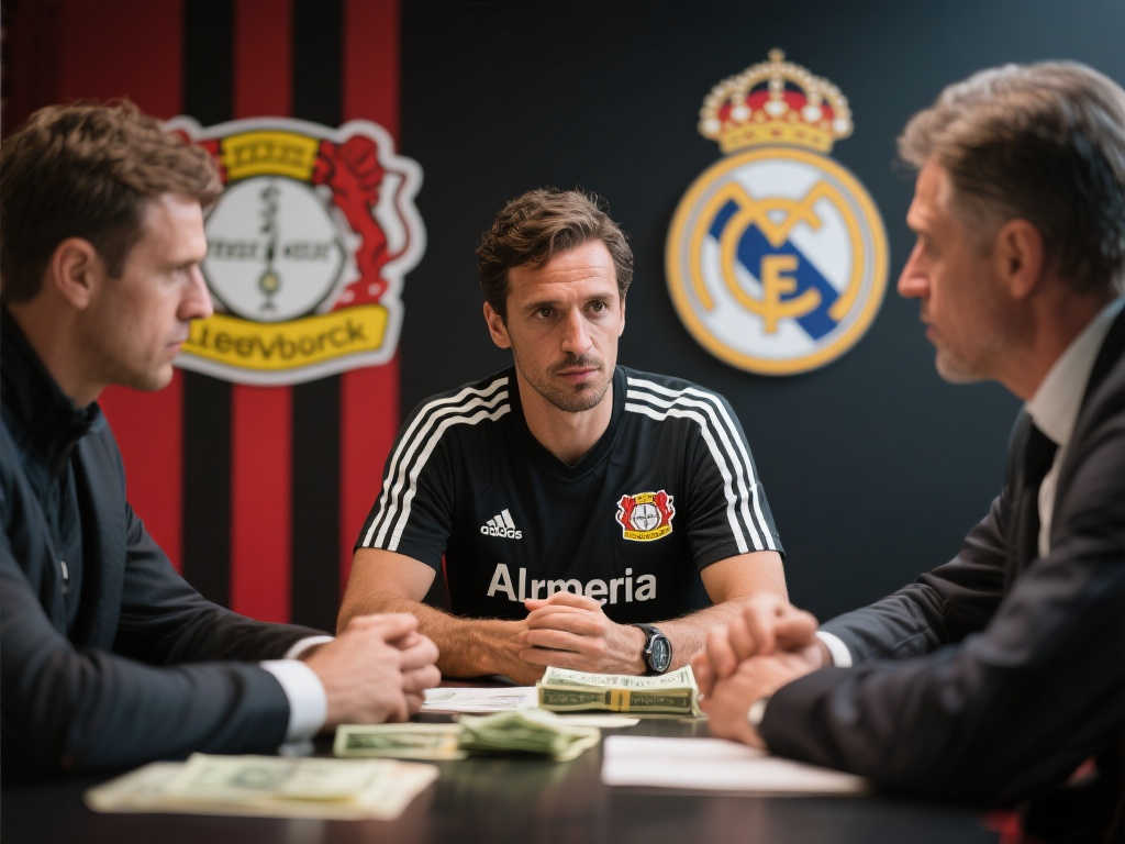 图片报:勒沃库森与皇马就阿隆索转会补偿金展开谈判,金额或达500-1000万欧 图片报:勒沃库森与皇马就阿隆索转会补偿金展开谈判,金额或达500-1000万欧